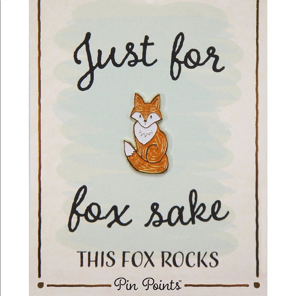 NWT PinpointsBK This Fox Rocks Collector’s Pin